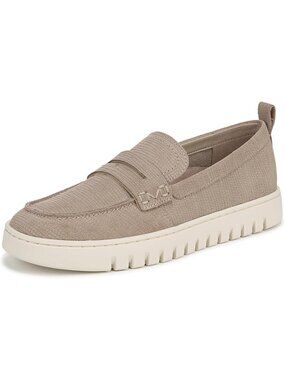 Women's Cobblestone Suede Round Toe Slip On Uptown Platform Hybrid Penny Loafer